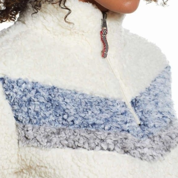 New Weatherproof Vintage Cozy Sherpa 1/4 Zip Pullover Size M Medium or Large NWT - Picture 5 of 10